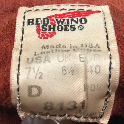 【中古品】【メンズ】 RED WING レッドウィング IRISH SETTER CLASSIC MOC 8131 アイリッシュセッター クラシック モック ブーツ 靴 164-251026-rt-07-tag サイズ：US 7 1/2D 万代Net店