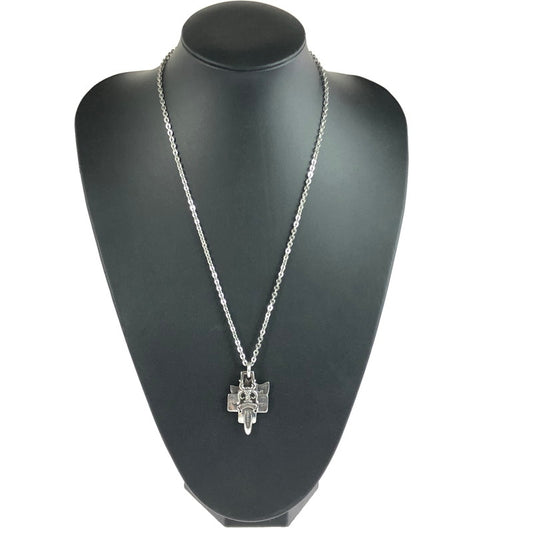 【中古品】【メンズ】 CHROME HEARTS クロムハーツ CH CRS SML CL ネックレス アクセサリー 190-251112-na-06-tag カラー：ブラック/シルバー 万代Net店