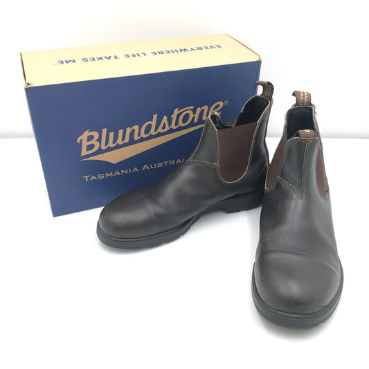 【中古品】【メンズ】 BLUNDSTONE ブランドストーン ELASTIC SLIDE BOOT BROWN #500 エラスティックスライドブーツ ブラウン 靴 164-251110-rt-06-tag サイズ：9 カラー：ブラウン系 万代Net店