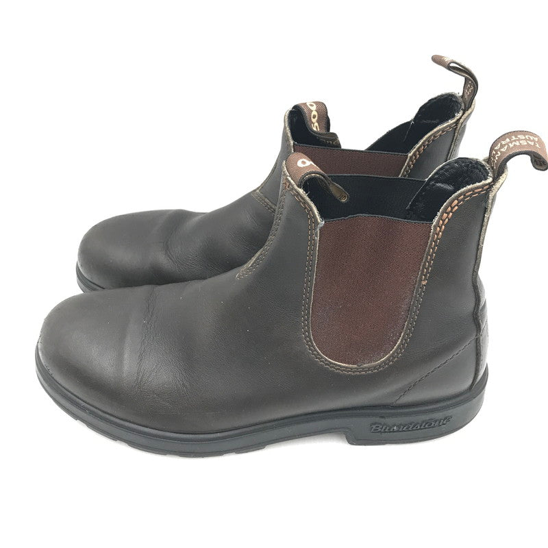 【中古品】【メンズ】 BLUNDSTONE ブランドストーン ELASTIC SLIDE BOOT BROWN #500 エラスティックスライドブーツ ブラウン 靴 164-251110-rt-06-tag サイズ：9 カラー：ブラウン系 万代Net店