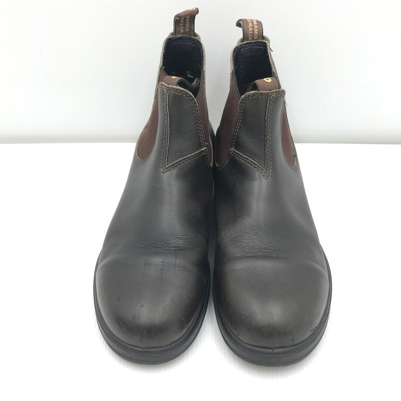 【中古品】【メンズ】 BLUNDSTONE ブランドストーン ELASTIC SLIDE BOOT BROWN #500 エラスティックスライドブーツ ブラウン 靴 164-251110-rt-06-tag サイズ：9 カラー：ブラウン系 万代Net店
