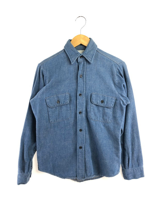 【中古品】【メンズ】 FIVE BROTHER ファイブ ブラザー TRIANGLE TAG HEAVYWEIGHT SHIRT 三角タグ ヘビーオンスシャツ 146-260514-rt-18-tagh サイズ：S カラー：インディゴ 万代Net店