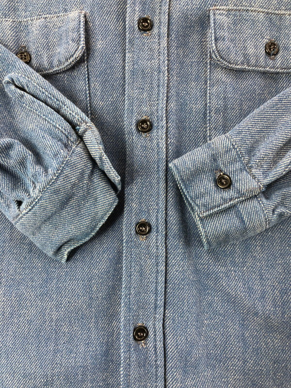 【中古品】【メンズ】 FIVE BROTHER ファイブ ブラザー TRIANGLE TAG HEAVYWEIGHT SHIRT 三角タグ ヘビーオンスシャツ 146-260514-rt-18-tagh サイズ：S カラー：インディゴ 万代Net店