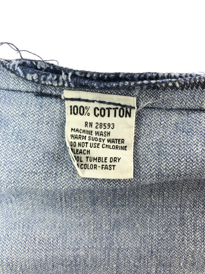 【中古品】【メンズ】 USED ユーズド PULLOVER DENIM SHIRT プルオーバー デニム シャツ 長袖シャツ トップス 146-260514-rt-11-tagh サイズ：不明 下記参照 カラー：インディゴ 万代Net店