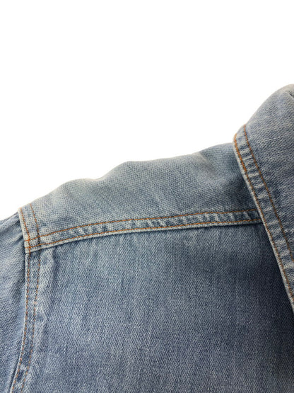 【中古品】【メンズ】 USED ユーズド PULLOVER DENIM SHIRT プルオーバー デニム シャツ 長袖シャツ トップス 146-260514-rt-11-tagh サイズ：不明 下記参照 カラー：インディゴ 万代Net店