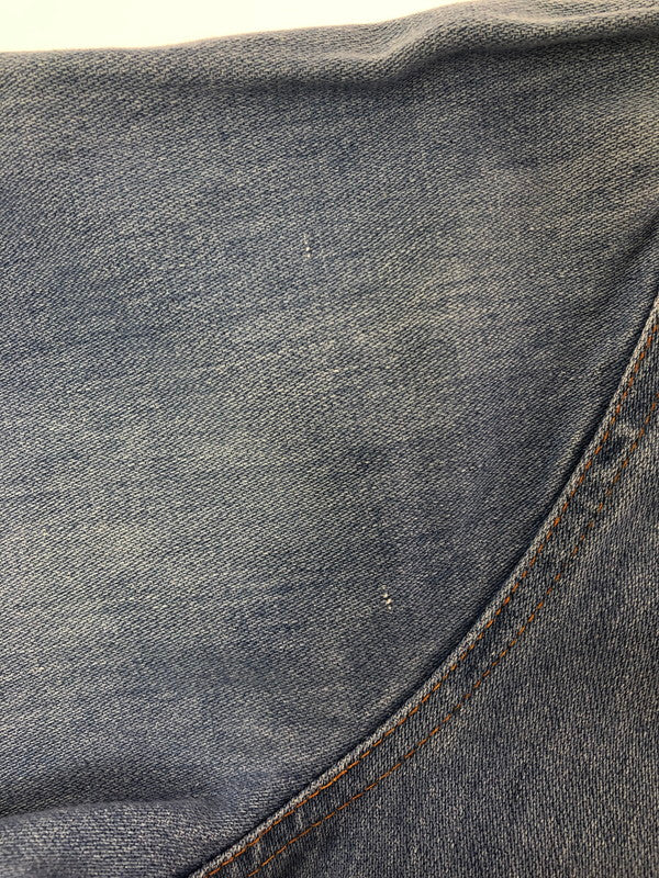 【中古品】【メンズ】 USED ユーズド PULLOVER DENIM SHIRT プルオーバー デニム シャツ 長袖シャツ トップス 146-260514-rt-11-tagh サイズ：不明 下記参照 カラー：インディゴ 万代Net店