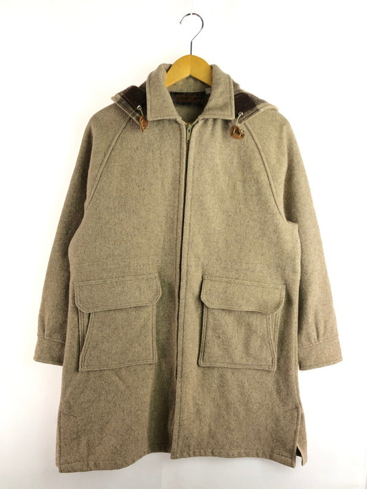 【中古品】【メンズ】 70's HOODED WOOL COAT 70年代 USA製 黒タグ フード付きウールコート ヴィンテージ 146-251103-rt-06-tag サイズ：不明 カラー：ベージュ 万代Net店