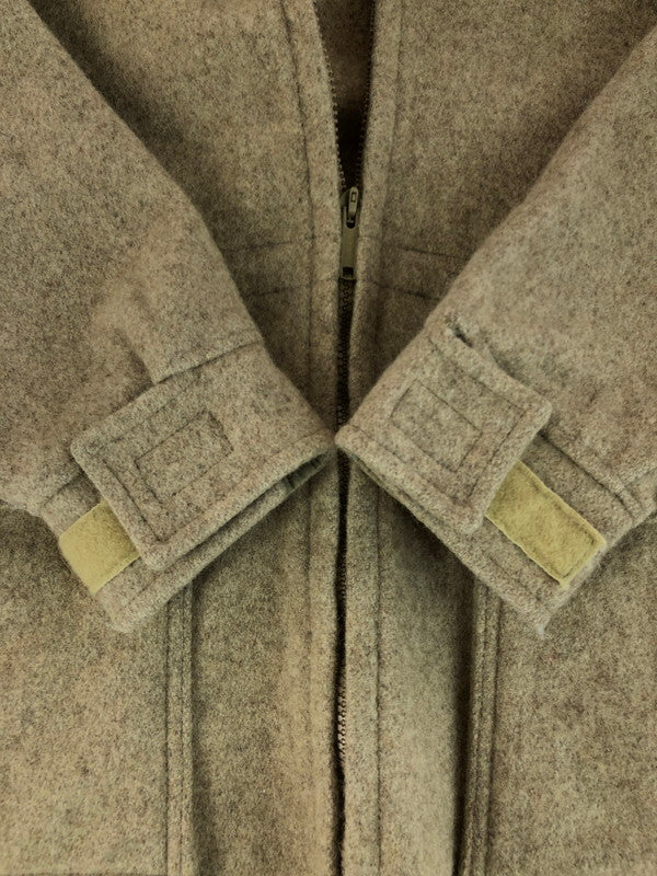 【中古品】【メンズ】 70's HOODED WOOL COAT 70年代 USA製 黒タグ フード付きウールコート ヴィンテージ 146-251103-rt-06-tag サイズ：不明 カラー：ベージュ 万代Net店