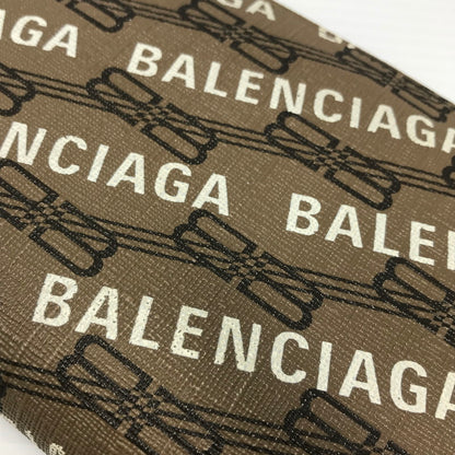 【現状渡し品】【メンズ】 BALENCIAGA バレンシアガ SIGNATURE LONG WALLET シグネチャー ロングウォレット 長財布 200-251105-na-11-tag カラー：ブラウン系 万代Net店