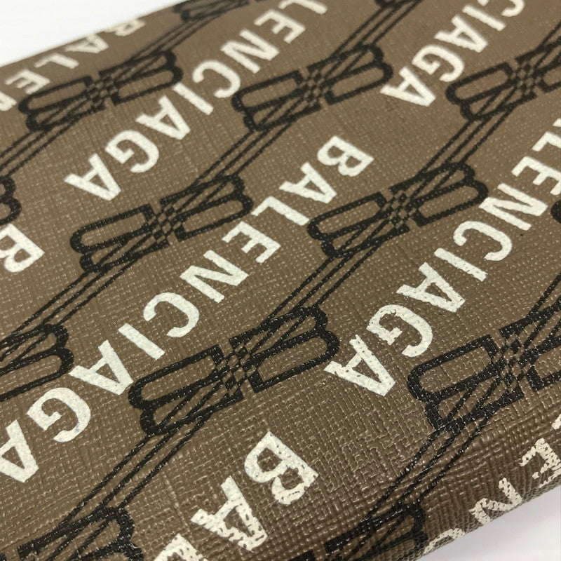 【現状渡し品】【メンズ】 BALENCIAGA バレンシアガ SIGNATURE LONG WALLET シグネチャー ロングウォレット 長財布 200-251105-na-11-tag カラー：ブラウン系 万代Net店