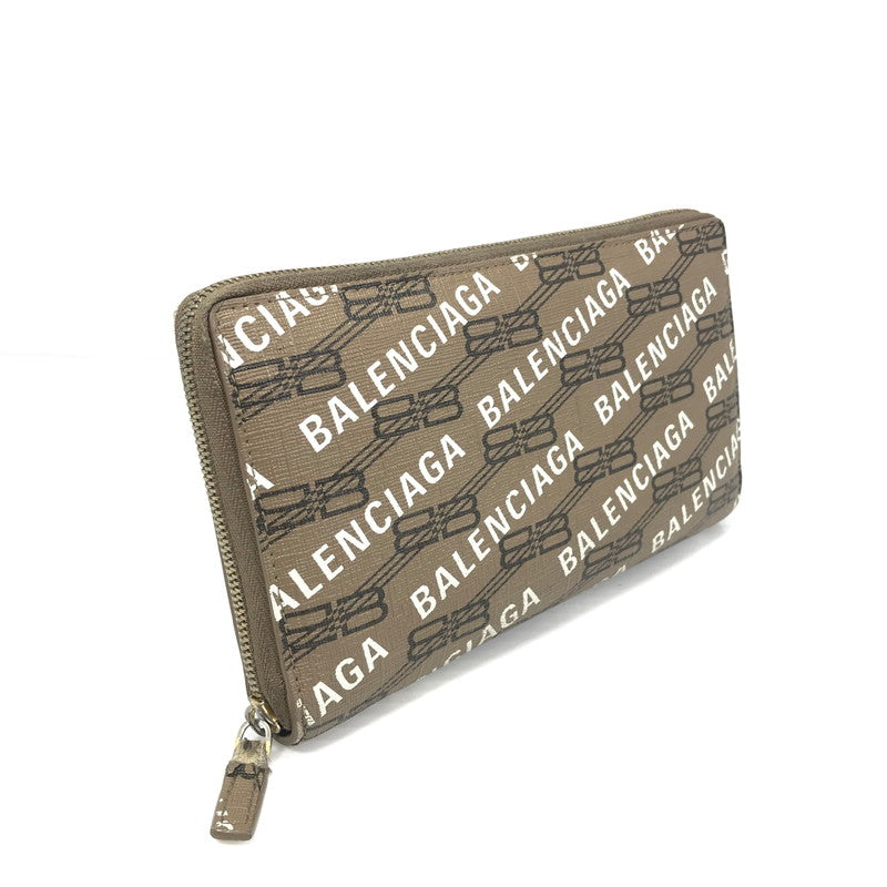 【現状渡し品】【メンズ】 BALENCIAGA バレンシアガ SIGNATURE LONG WALLET シグネチャー ロングウォレット 長財布 200-251105-na-11-tag カラー：ブラウン系 万代Net店
