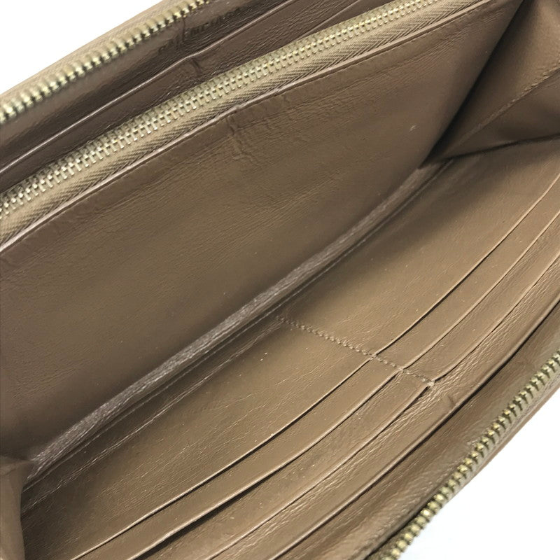 【現状渡し品】【メンズ】 BALENCIAGA バレンシアガ SIGNATURE LONG WALLET シグネチャー ロングウォレット 長財布 200-251105-na-11-tag カラー：ブラウン系 万代Net店