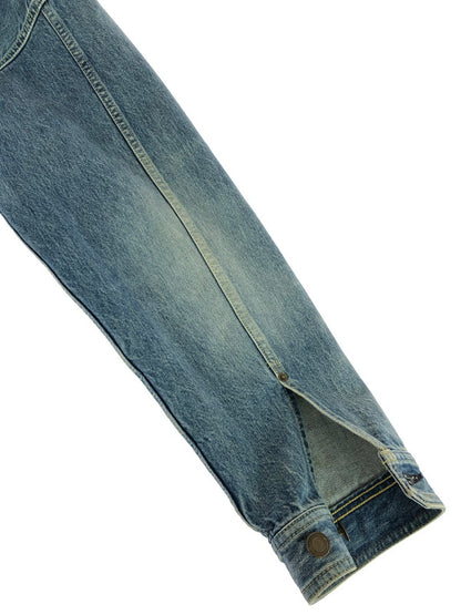 【中古品】【メンズ】 UNDERCOVER アンダーカバー 21AW BIG DENIM JACKET UC1A4208-2 ビッグ デニムジャケット Gジャン アウター 140-251103-rt-02-tag サイズ：3 カラー：インディゴ 万代Net店