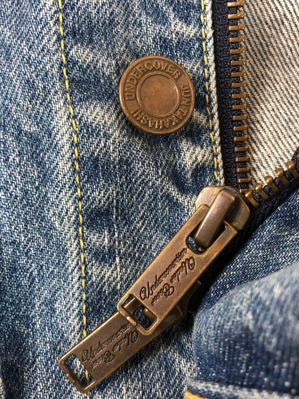 【中古品】【メンズ】 UNDERCOVER アンダーカバー 21AW BIG DENIM JACKET UC1A4208-2 ビッグ デニムジャケット Gジャン アウター 140-251103-rt-02-tag サイズ：3 カラー：インディゴ 万代Net店