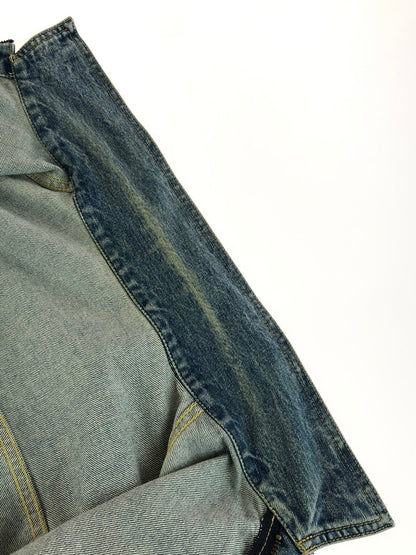 【中古品】【メンズ】 UNDERCOVER アンダーカバー 21AW BIG DENIM JACKET UC1A4208-2 ビッグ デニムジャケット Gジャン アウター 140-251103-rt-02-tag サイズ：3 カラー：インディゴ 万代Net店