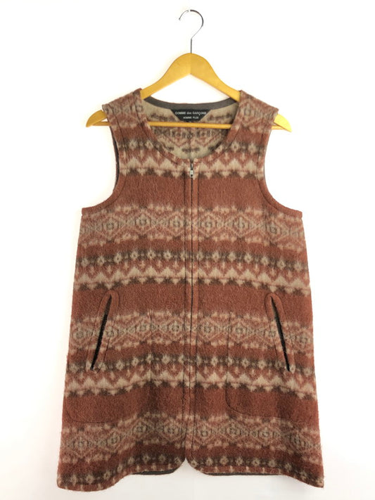 【中古品】【メンズ】 COMME des GARCONS HOMME PLUS コムデギャルソンオムプリュス 13AW WOOL VEST PL-C005 ウールベスト 140-251102-na-06-tag サイズ：XS カラー：ブラウン 万代Net店