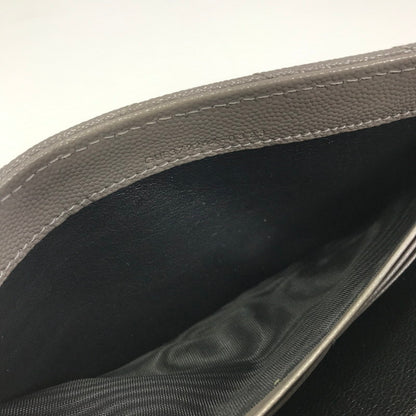【中古品】【レディース】 SAINT LAURENT サンローラン カサンドラ マトラッセ ラージ フラップ ウォレット 372264 BOW01 長財布 181-251105-na-05-tag カラー：グレー系 万代Net店