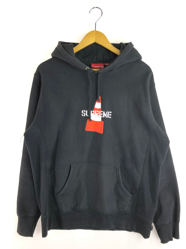 【中古品】【メンズ】 Supreme シュプリーム 19AW CONE HOODIE 19年秋冬 コーンフーディー パーカー トップス 149-251109-rt-08-tag サイズ：L カラー：ブラック 万代Net店
