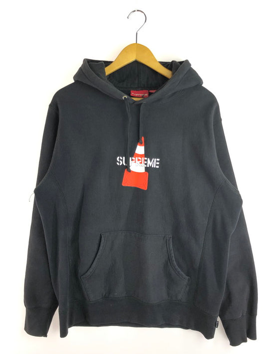 【中古品】【メンズ】 Supreme シュプリーム 19AW CONE HOODIE 19年秋冬 コーンフーディー パーカー トップス 149-251109-rt-08-tag サイズ：L カラー：ブラック 万代Net店