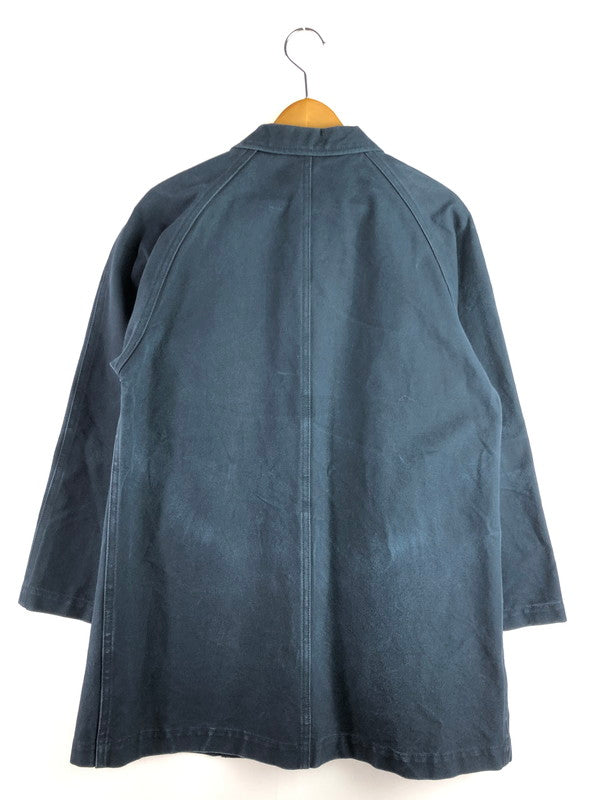 【中古品】【メンズ】 NEST ROBE CONFECT ネストローブ コンフェクト PARAFFIN CANVAS STAND COLLAR HALF COAT パラフィン帆布 ステンカラー ハーフ コート 140-260107-rt-07-tag カラー：ネイビー 万代Net店