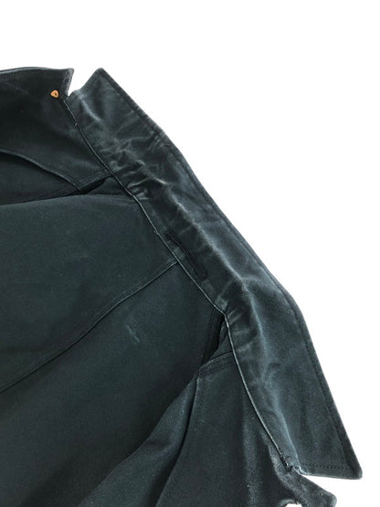 【中古品】【メンズ】 NEST ROBE CONFECT ネストローブ コンフェクト PARAFFIN CANVAS STAND COLLAR HALF COAT パラフィン帆布 ステンカラー ハーフ コート 140-260107-rt-07-tag カラー：ネイビー 万代Net店
