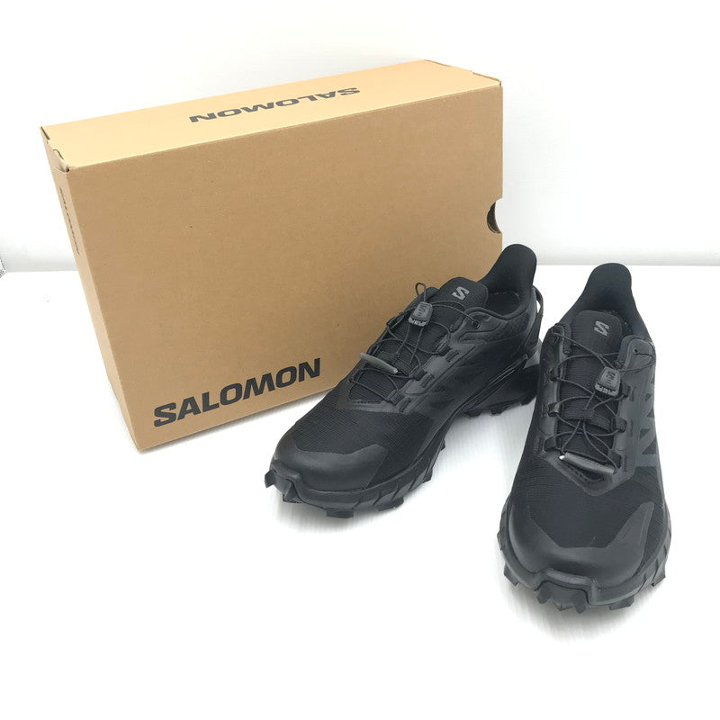 【中古美品】【レディース】 SALOMON サロモン SUPERCROSS 4 GORE-TEX W 417339 スーパークロス ４ ゴアテックス スニーカー 靴 166-251110-rt-03-tag サイズ：25cm US 8 カラー：ブラック 万代Net店