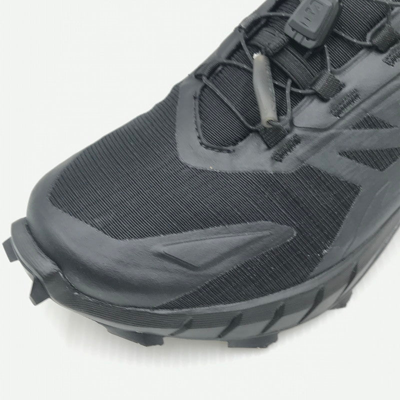 【中古美品】【レディース】 SALOMON サロモン SUPERCROSS 4 GORE-TEX W 417339 スーパークロス ４ ゴアテックス スニーカー 靴 166-251110-rt-03-tag サイズ：25cm US 8 カラー：ブラック 万代Net店