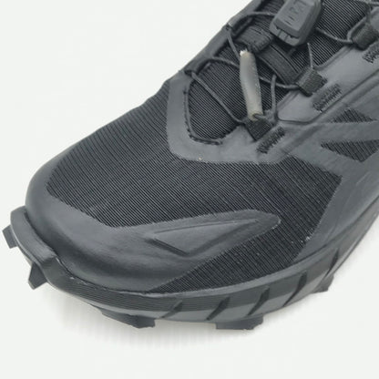 【中古美品】【レディース】 SALOMON サロモン SUPERCROSS 4 GORE-TEX W 417339 スーパークロス ４ ゴアテックス スニーカー 靴 166-251110-rt-03-tag サイズ：25cm US 8 カラー：ブラック 万代Net店