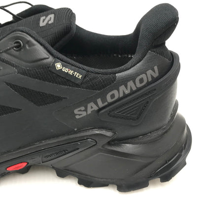 【中古美品】【レディース】 SALOMON サロモン SUPERCROSS 4 GORE-TEX W 417339 スーパークロス ４ ゴアテックス スニーカー 靴 166-251110-rt-03-tag サイズ：25cm US 8 カラー：ブラック 万代Net店