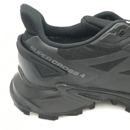 【中古美品】【レディース】 SALOMON サロモン SUPERCROSS 4 GORE-TEX W 417339 スーパークロス ４ ゴアテックス スニーカー 靴 166-251110-rt-03-tag サイズ：25cm US 8 カラー：ブラック 万代Net店