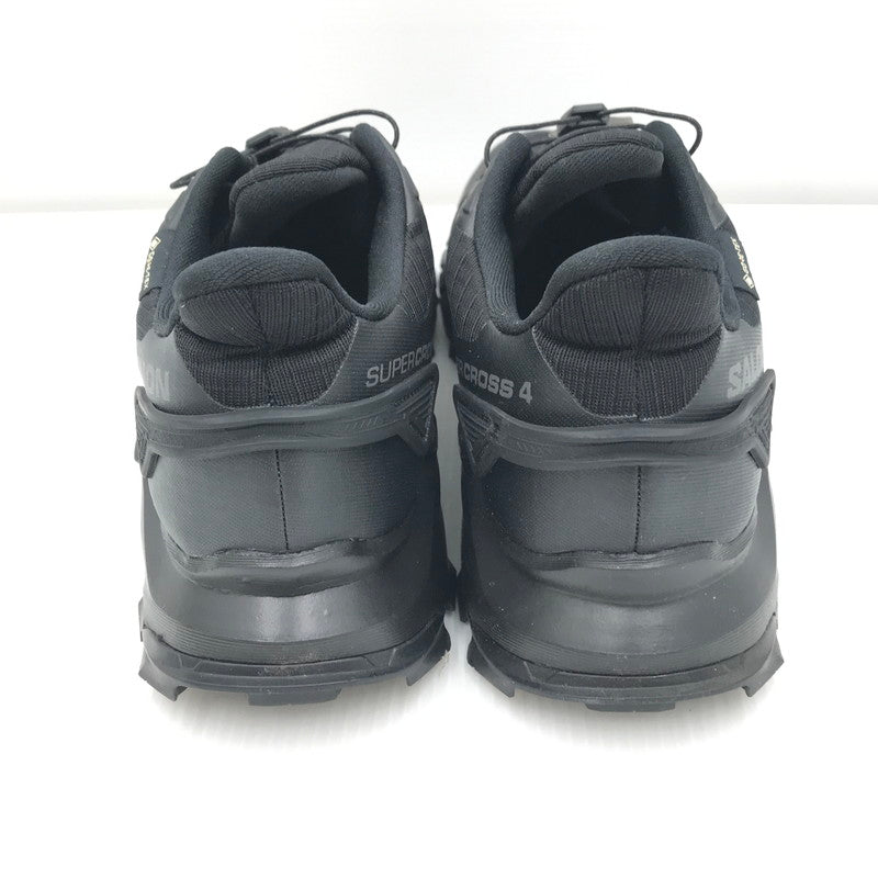 【中古美品】【レディース】 SALOMON サロモン SUPERCROSS 4 GORE-TEX W 417339 スーパークロス ４ ゴアテックス スニーカー 靴 166-251110-rt-03-tag サイズ：25cm US 8 カラー：ブラック 万代Net店