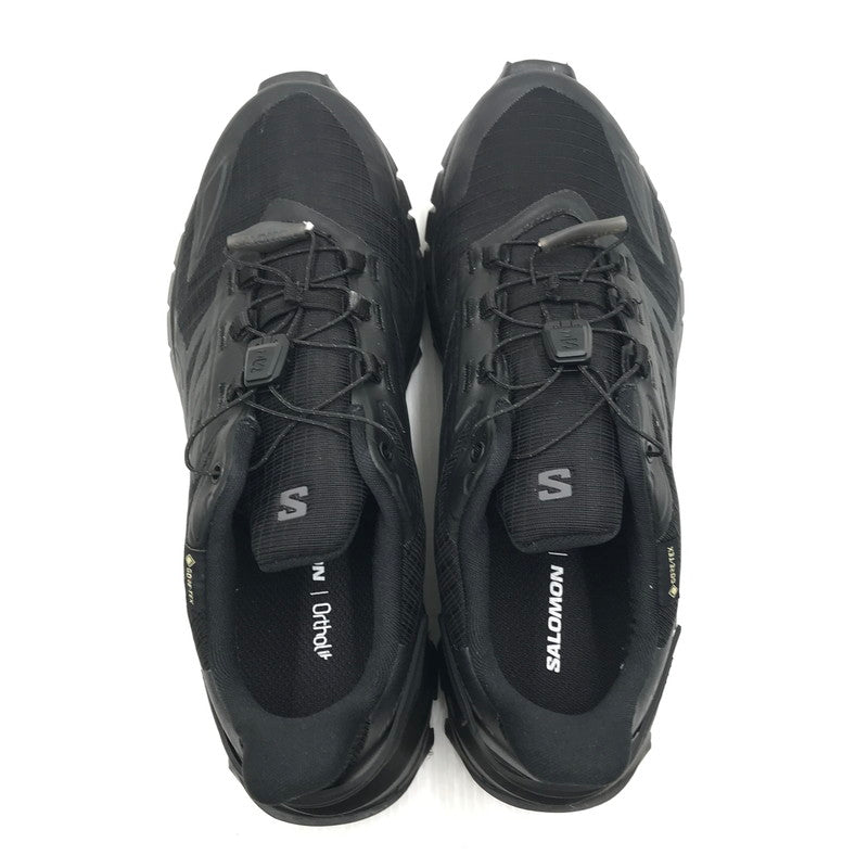 【中古美品】【レディース】 SALOMON サロモン SUPERCROSS 4 GORE-TEX W 417339 スーパークロス ４ ゴアテックス スニーカー 靴 166-251110-rt-03-tag サイズ：25cm US 8 カラー：ブラック 万代Net店