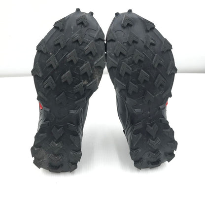 【中古美品】【レディース】 SALOMON サロモン SUPERCROSS 4 GORE-TEX W 417339 スーパークロス ４ ゴアテックス スニーカー 靴 166-251110-rt-03-tag サイズ：25cm US 8 カラー：ブラック 万代Net店