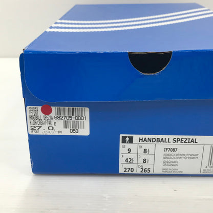 【中古品】【メンズ】 adidas アディダス HANDBALL SPEZIAL IF7087 ハンド ボール スペツィアルスニーカー 靴 161-251207-rt-09-tag サイズ：27cm US 9 カラー：ネイビー系 万代Net店