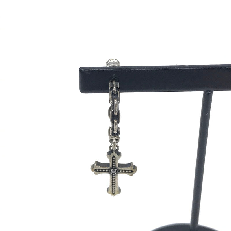 【現状渡し品】【メンズ】 Justin Davis ジャスティンデイビス CONSTANTINE CROSS PIERCE SEJ826 2 コンスタンティン クロス ピアス アクセサリー 192-251105-na-04-tag カラー：シルバー 万代Net店