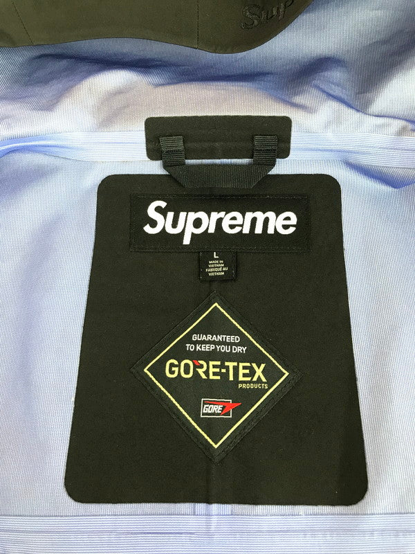 【中古品】【メンズ】 Supreme シュプリーム 24SS GORE-TEX TAPED SEAM SHELL JACKET 24春夏 ゴアテックス テープドシーム シェルジャケット ライトアウター 149-251107-rt-05-tag サイズ：L カラー：ブラック 万代Net店