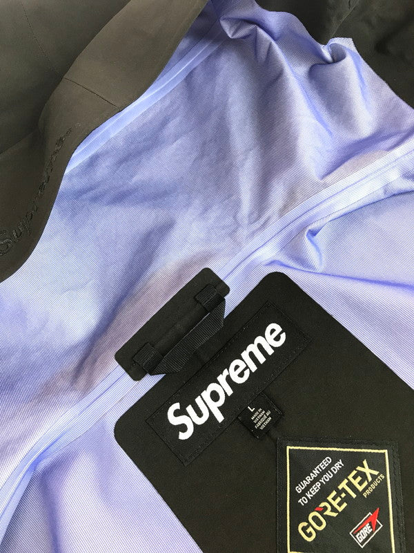【中古品】【メンズ】 Supreme シュプリーム 24SS GORE-TEX TAPED SEAM SHELL JACKET 24春夏 ゴアテックス テープドシーム シェルジャケット ライトアウター 149-251107-rt-05-tag サイズ：L カラー：ブラック 万代Net店