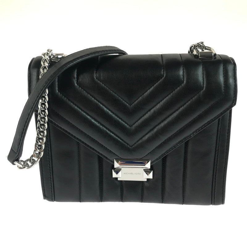 【中古品】【レディース】 WHITNEY QUILTING CHAIN SHOULDER BAG 30F8SXIL3T ホイットニー キルティング チェーン ショルダーバッグ カバン 180-251105-na-19-tag カラー：ブラック 万代Net店