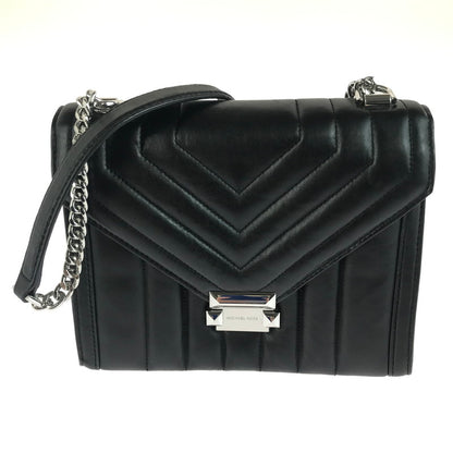 【中古品】【レディース】 WHITNEY QUILTING CHAIN SHOULDER BAG 30F8SXIL3T ホイットニー キルティング チェーン ショルダーバッグ カバン 180-251105-na-19-tag カラー：ブラック 万代Net店