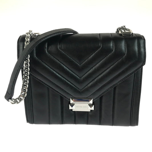 【中古品】【レディース】 WHITNEY QUILTING CHAIN SHOULDER BAG 30F8SXIL3T ホイットニー キルティング チェーン ショルダーバッグ カバン 180-251105-na-19-tag カラー：ブラック 万代Net店
