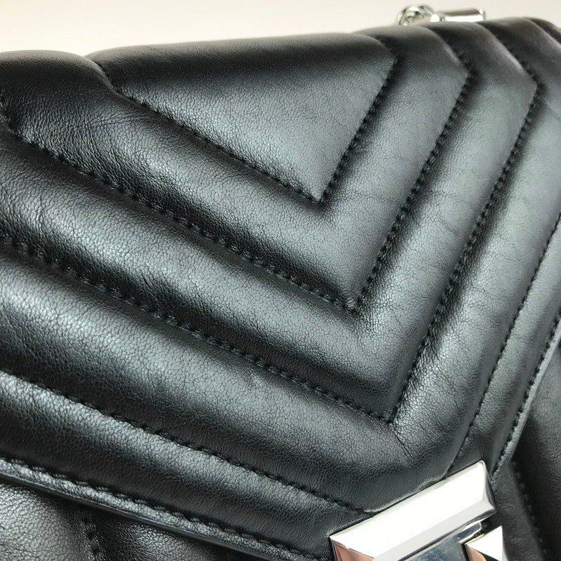 【中古品】【レディース】 WHITNEY QUILTING CHAIN SHOULDER BAG 30F8SXIL3T ホイットニー キルティング チェーン ショルダーバッグ カバン 180-251105-na-19-tag カラー：ブラック 万代Net店