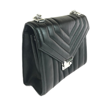 【中古品】【レディース】 WHITNEY QUILTING CHAIN SHOULDER BAG 30F8SXIL3T ホイットニー キルティング チェーン ショルダーバッグ カバン 180-251105-na-19-tag カラー：ブラック 万代Net店