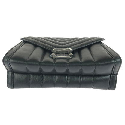 【中古品】【レディース】 WHITNEY QUILTING CHAIN SHOULDER BAG 30F8SXIL3T ホイットニー キルティング チェーン ショルダーバッグ カバン 180-251105-na-19-tag カラー：ブラック 万代Net店