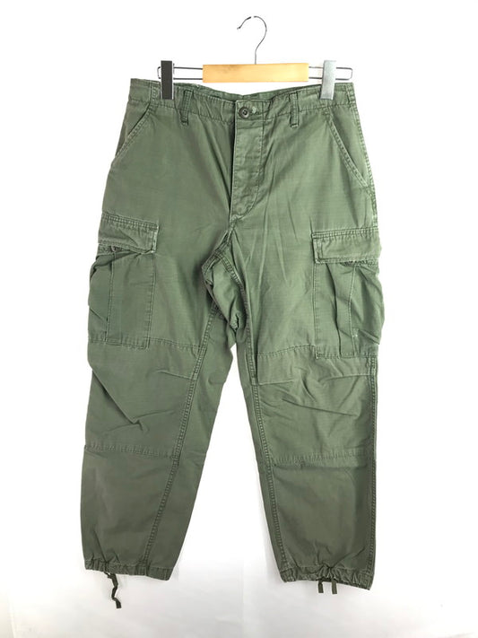 【現状渡し品】【メンズ】 U.S.ARMY アメリカ陸軍 推定60's JUNGLE FATIGUE 3rd CARGO PANTS ジャングルファティーグ 3RD カーゴパンツ　ボトムス 157-251102-rt-06-tag サイズ：SMALL-REGULAR カラー：カーキ 万代Net店