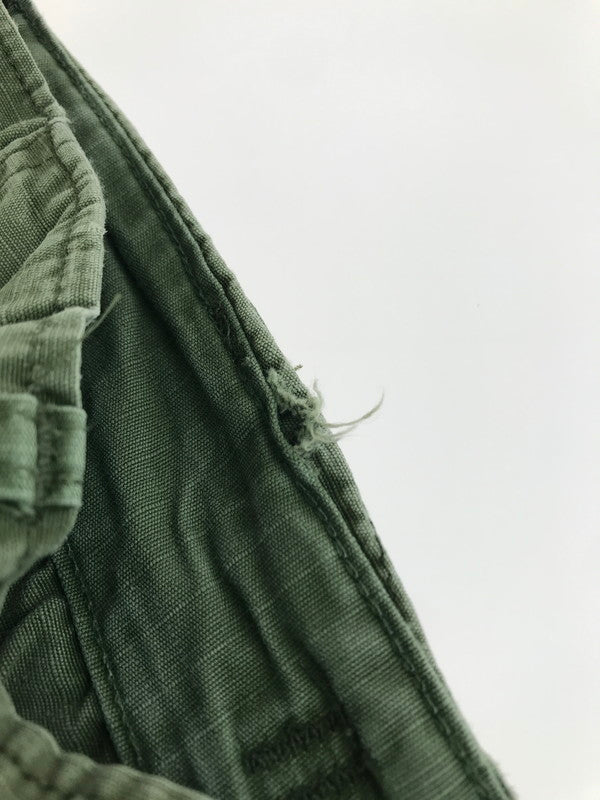 【現状渡し品】【メンズ】 U.S.ARMY アメリカ陸軍 推定60's JUNGLE FATIGUE 3rd CARGO PANTS ジャングルファティーグ 3RD カーゴパンツ　ボトムス 157-251102-rt-06-tag サイズ：SMALL-REGULAR カラー：カーキ 万代Net店