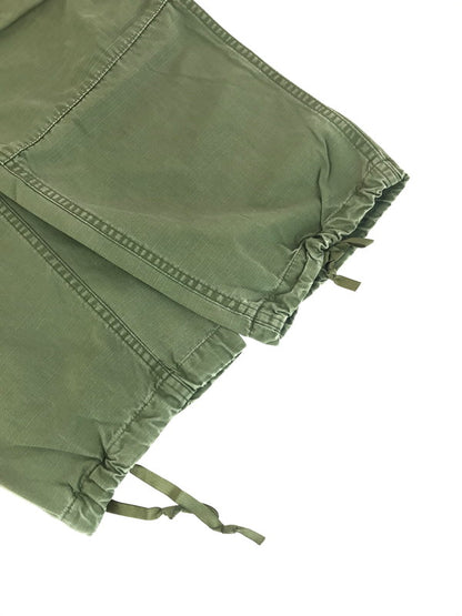 【現状渡し品】【メンズ】 U.S.ARMY アメリカ陸軍 推定60's JUNGLE FATIGUE 3rd CARGO PANTS ジャングルファティーグ 3RD カーゴパンツ　ボトムス 157-251102-rt-06-tag サイズ：SMALL-REGULAR カラー：カーキ 万代Net店