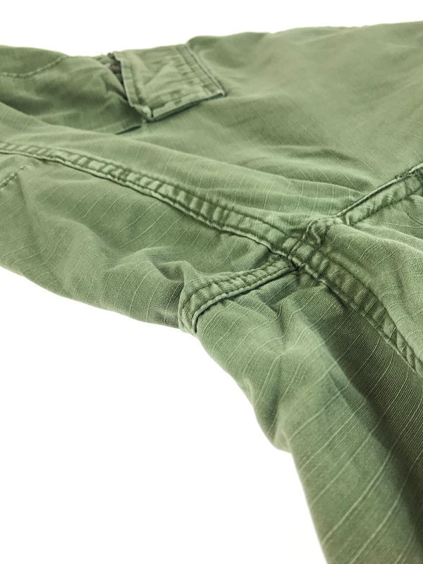 【現状渡し品】【メンズ】 U.S.ARMY アメリカ陸軍 推定60's JUNGLE FATIGUE 3rd CARGO PANTS ジャングルファティーグ 3RD カーゴパンツ　ボトムス 157-251102-rt-06-tag サイズ：SMALL-REGULAR カラー：カーキ 万代Net店