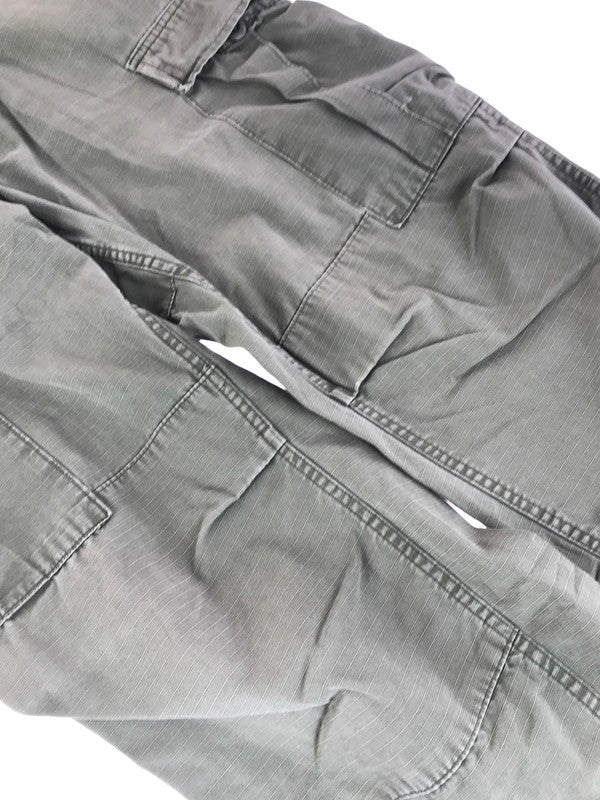 【現状渡し品】【メンズ】 U.S.ARMY アメリカ陸軍 推定60's JUNGLE FATIGUE 3rd CARGO PANTS ジャングルファティーグ 3RD カーゴパンツ　ボトムス 157-251102-rt-06-tag サイズ：SMALL-REGULAR カラー：カーキ 万代Net店