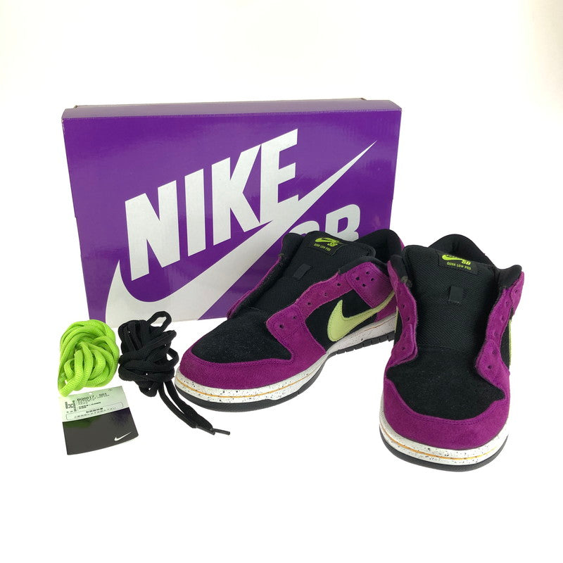 【中古品】【メンズ】 NIKE SB ナイキエスビー DUNK LOW RED PLUM BQ6817-501 ダンク ロー レッドプラム スニーカー 靴 160-251113-rt-15-tag サイズ：28cm US10 カラー：RED PLUM 万代Net店
