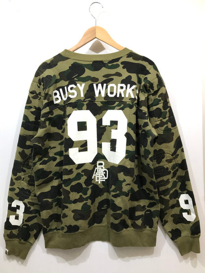 【中古品】【メンズ】 ASNKA GENERALS 1ST CAMO CREWNECK SWEAT カモ クルーネック スウェット トレーナー トップス 142-251115-rt-14-tag サイズ：L カラー：マルチカラー 万代Net店